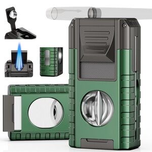 Green and Black Torch Lighter